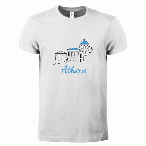 Μπλουζάκι Athens One Line