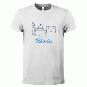 Μπλουζάκι Rhodes One Line