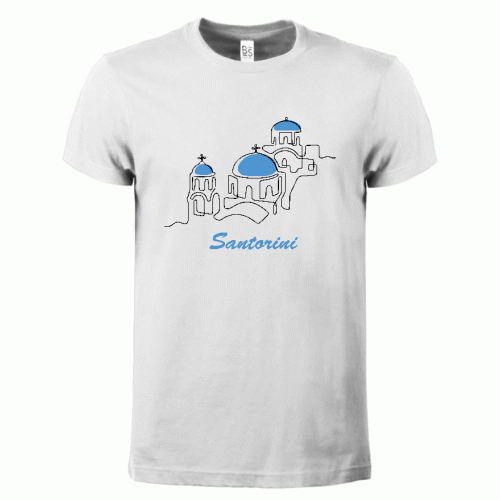 Μπλουζάκι Santorini One Line