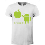 T-shirt Android Can Fix Apple