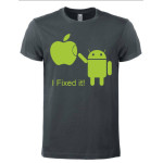 T-shirt Android Can Fix Apple