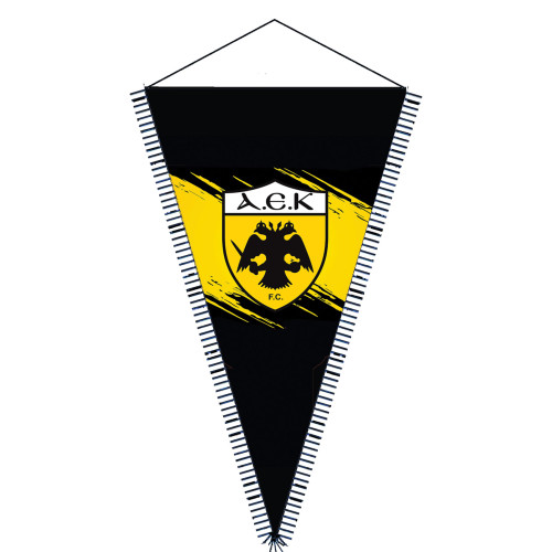 Λαβαράκια ΑΕΚ σατέν Τρίγωνο N7
