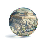 Μαγνητάκι Στρογγυλό Ακρόπολη Ν2