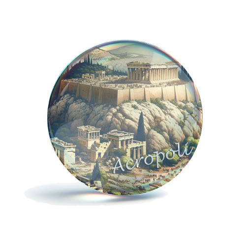 Μαγνητάκι Στρογγυλό Ακρόπολη Ν2