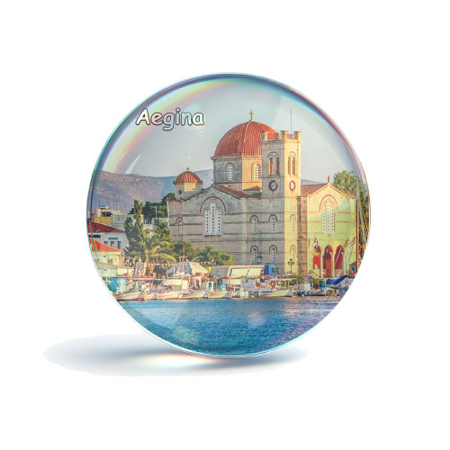 Μαγνητάκι Στρογγυλό Αίγινα Ν1