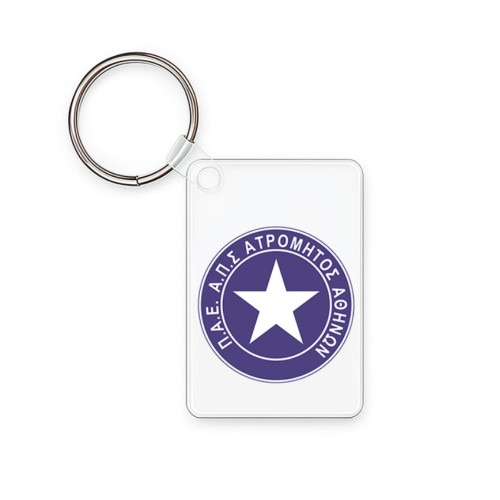  Μπρελόκ ακρυλικό ορθογώνιο 6 X 4εκ