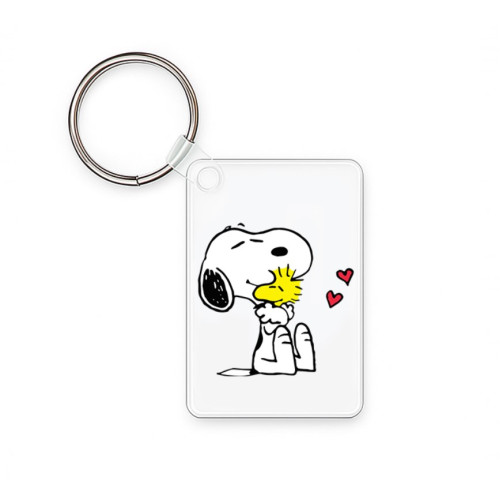  Μπρελόκ ακρυλικό ορθογώνιο 6 X 4εκ