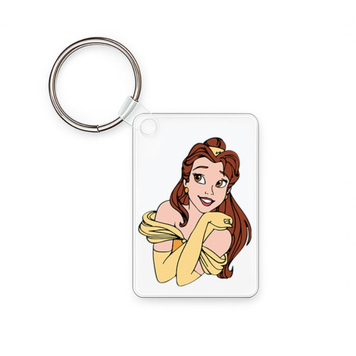  Μπρελόκ ακρυλικό ορθογώνιο 6 X 4εκ