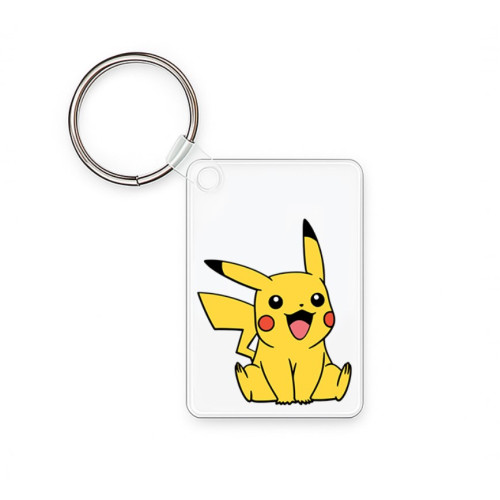  Μπρελόκ ακρυλικό ορθογώνιο 6 X 4εκ