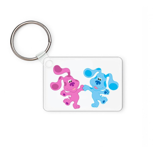  Μπρελόκ ακρυλικό ορθογώνιο 6 X 4εκ