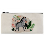 Δερμάτινη σουέτ κασετίνα με το δικό σου σχέδιο 20x10cm