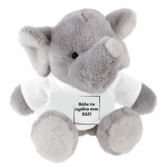 Ελεφαντάκι με εκτυπώσιμο μπλουζάκι 18cm