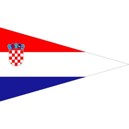 Σημαία Κροατία Τρίγωνη
