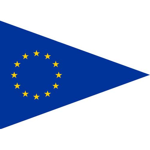 Σημαία τρίγωνη Ευρωπαικής Ένωσης ΕΟΚ