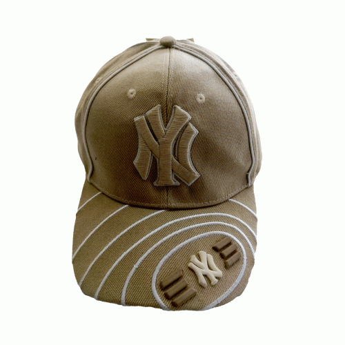 καπέλο τζοκευ τύπου NEW YORK μπέζ