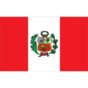 Σημαία Περού ( με εμβλημά)