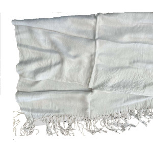 Πασμίνα viscose Λευκή Πασμίνα viscose Λευκή