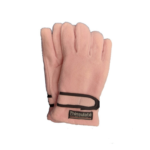 Γάντια Γυναικεία Φλις ροζ-one size