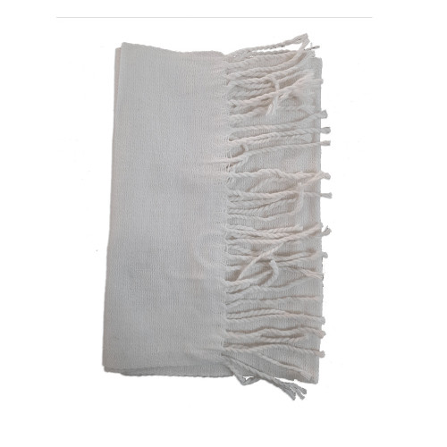 Κασκόλ  Ακρυλικό  Λευκό