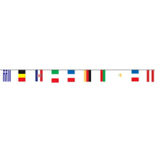 Garlands europe  flags 29 countries