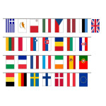 Garlands europe  flags 29 countries