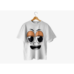 t-shirt face 18-0005