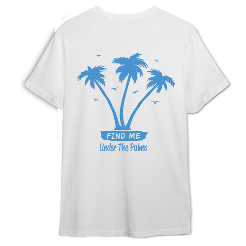 t-shirt palm trees 18-0025