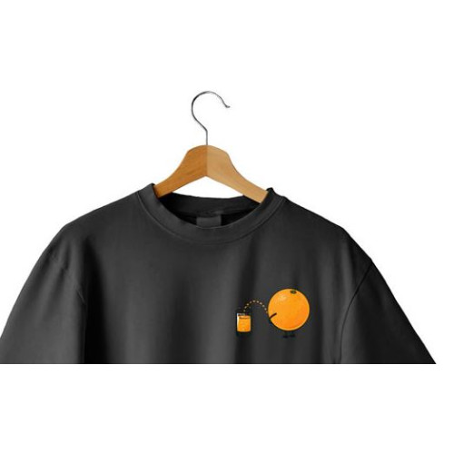 t-shirt orange 18-0013