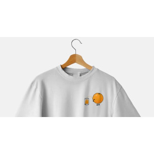 t-shirt orange 18-0013